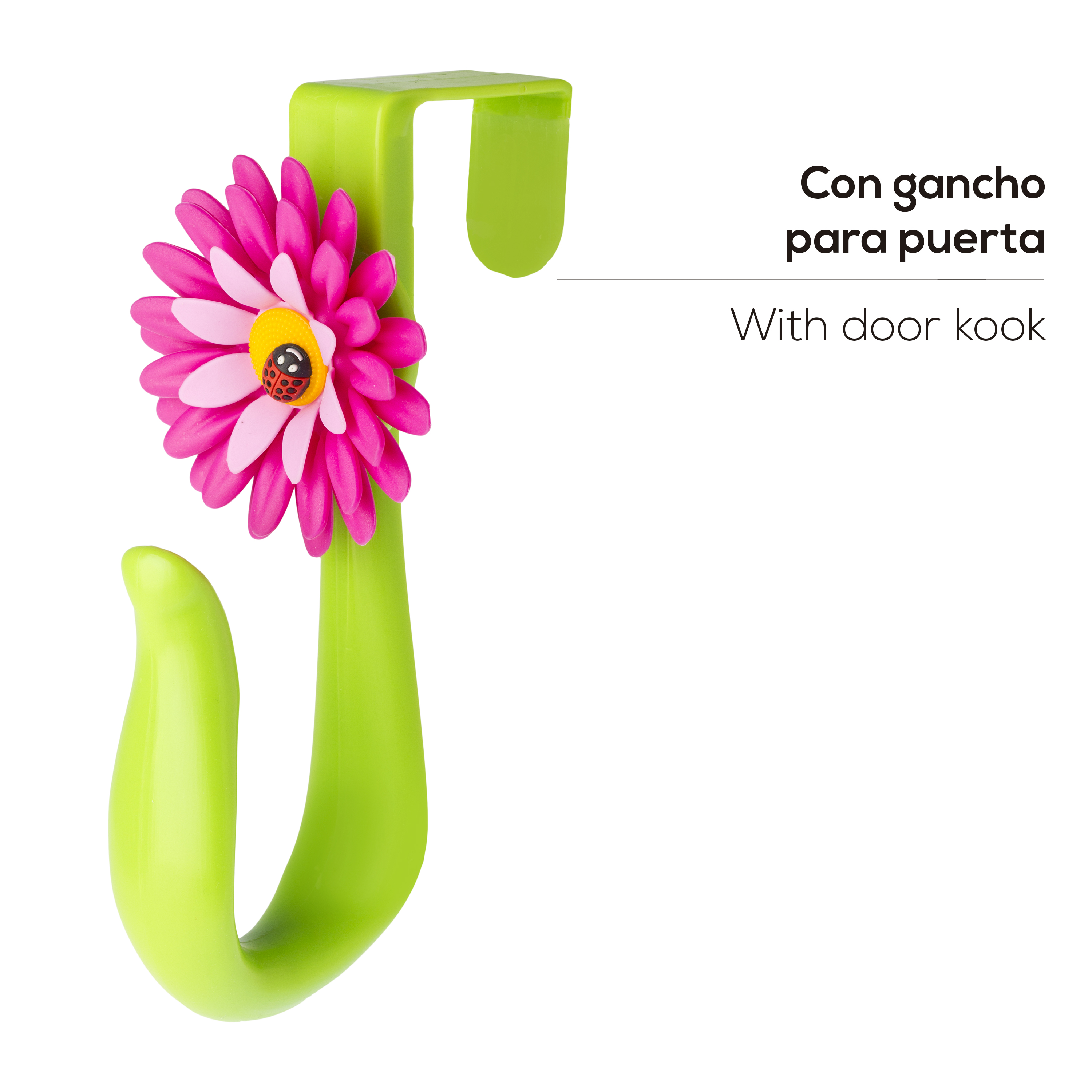 GANCHO PARA PUERTA FLOR CV5921