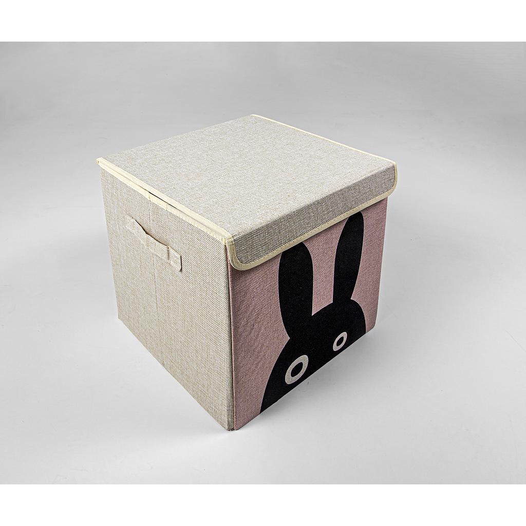 CAJA ORGANIZADORA PARA NINOS CONEJO 2HM8-9CO (35 x 35 x 35cm)