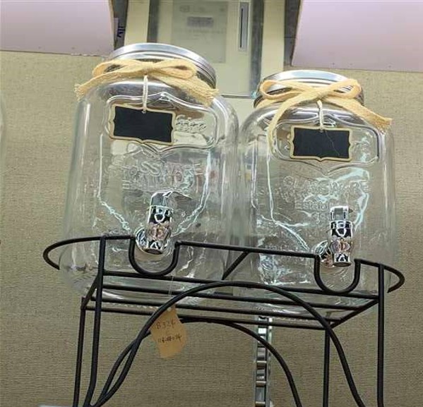 SET DISPENSADOR BEBIDAS BASE METALICA 2PZS 2HM15-4 (4 litros)