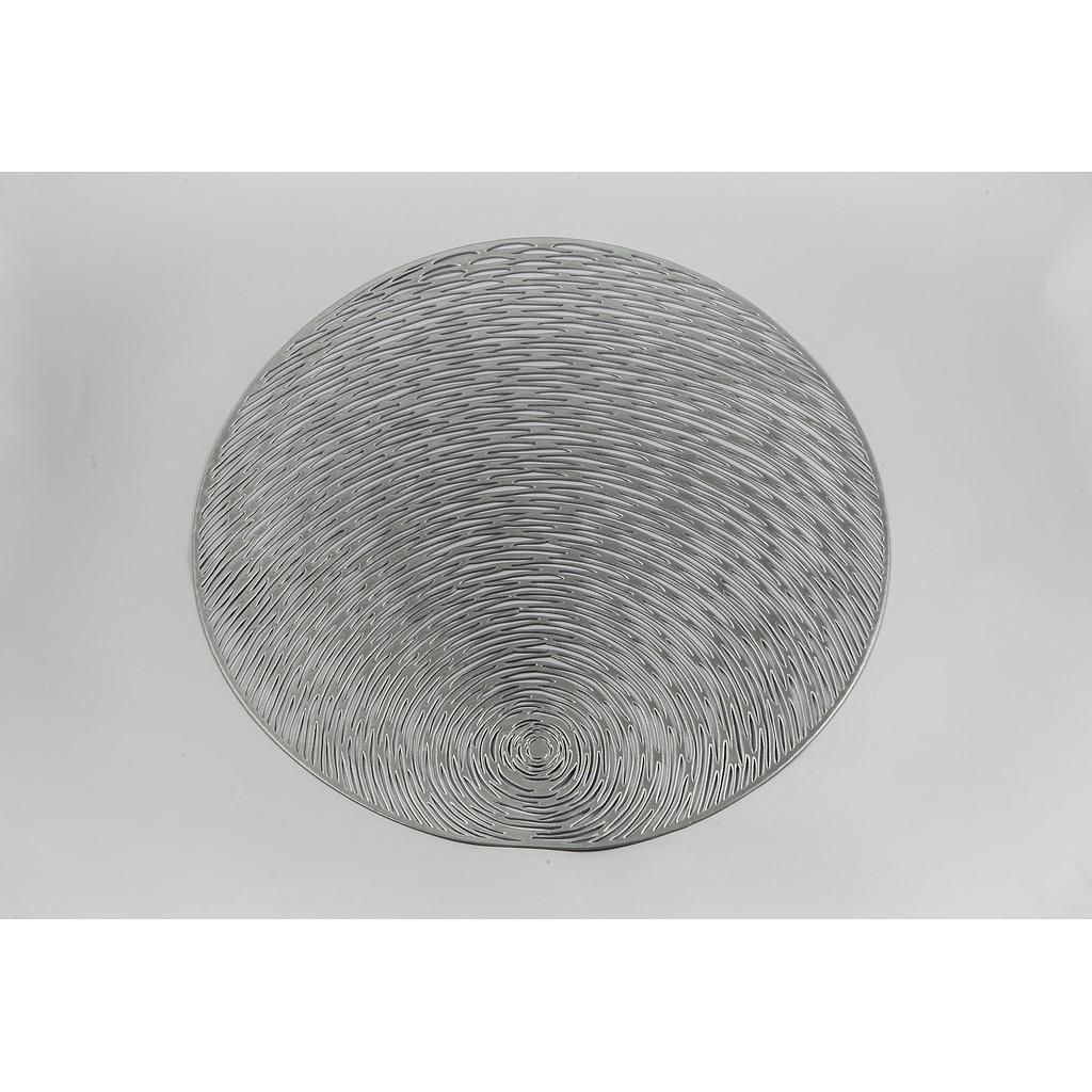 INDIVIDUAL REDONDO PLATA 2HM42-6PL (38cm)