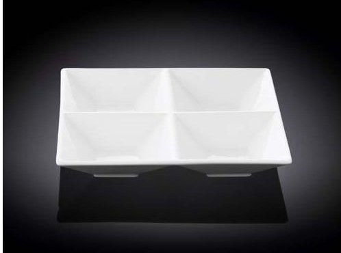 BANDEJA CUADRADA CON DIVISIONES PEQUENA M29729 (15 x 15cm)