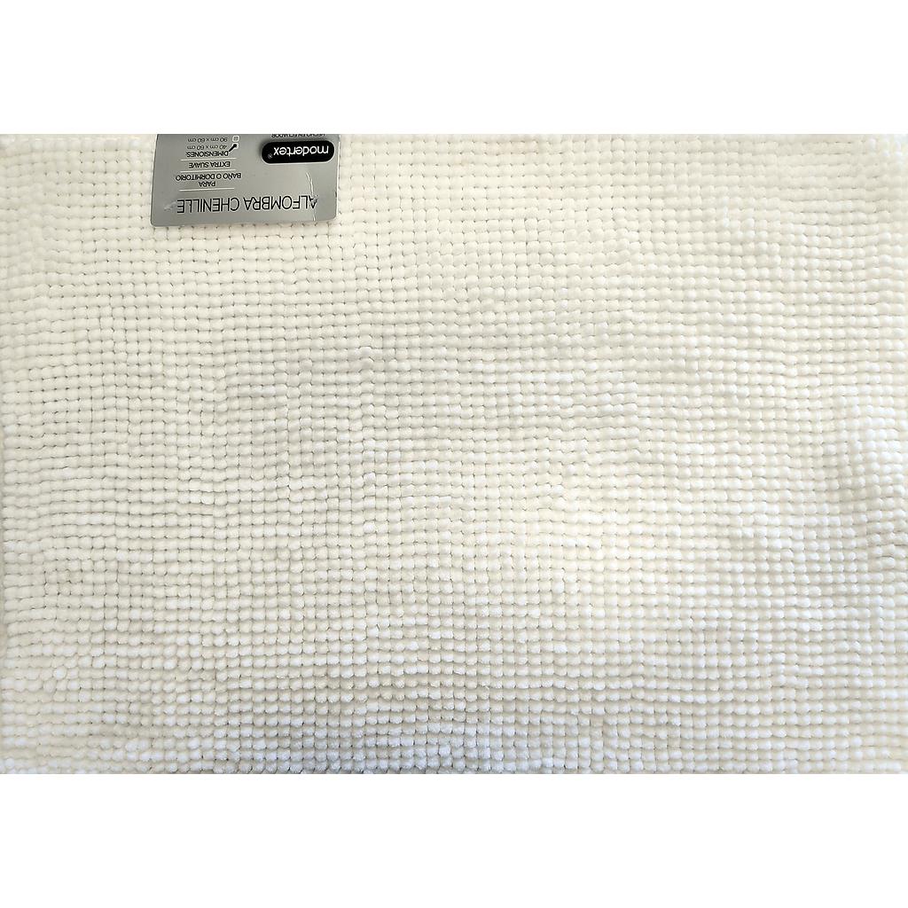 ALFOMBRA CHENILLE BLANCO CHEN07 (40 x 60cm)