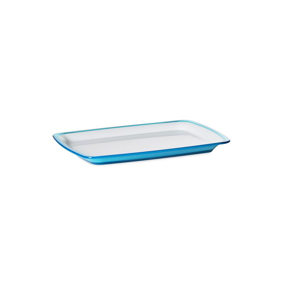 BANDEJA SQUARE TURQUESA M4515TC (28 x 20.5 x 2cm)