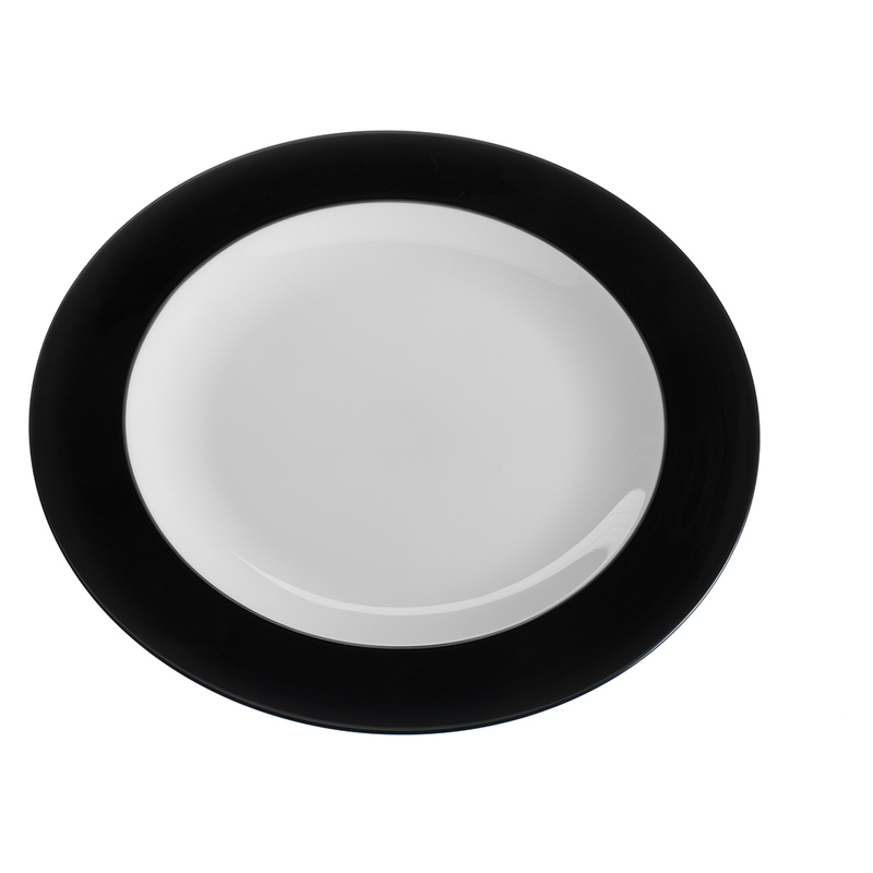 PLATO POSTRE EATPOP NEGRO M6121NE