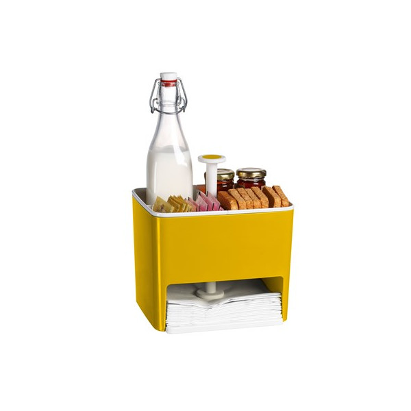 PORTA VASOS &amp; CUCHARAS EATPOP AMARILLO M6148GL