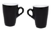 SET TAZAS EAT POP 2PZS NEGRO M6182NE
