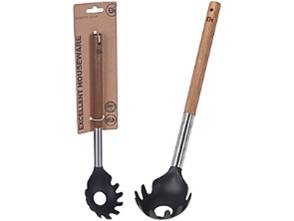 CUCHARA DE ESPAGUETIS  NYLON MANGO MADERA C80651670