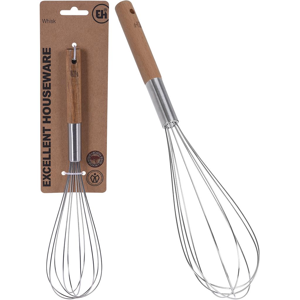 BATIDOR NYLON MANGO MADERA C80651700 (32cm)