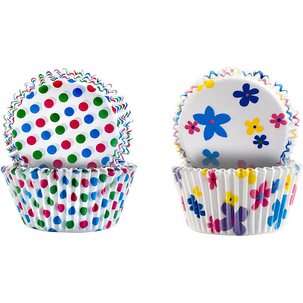 CAPSULAS PARA CUPCAKE  FIESTA LUNAR&amp;FLOR IB 735908  