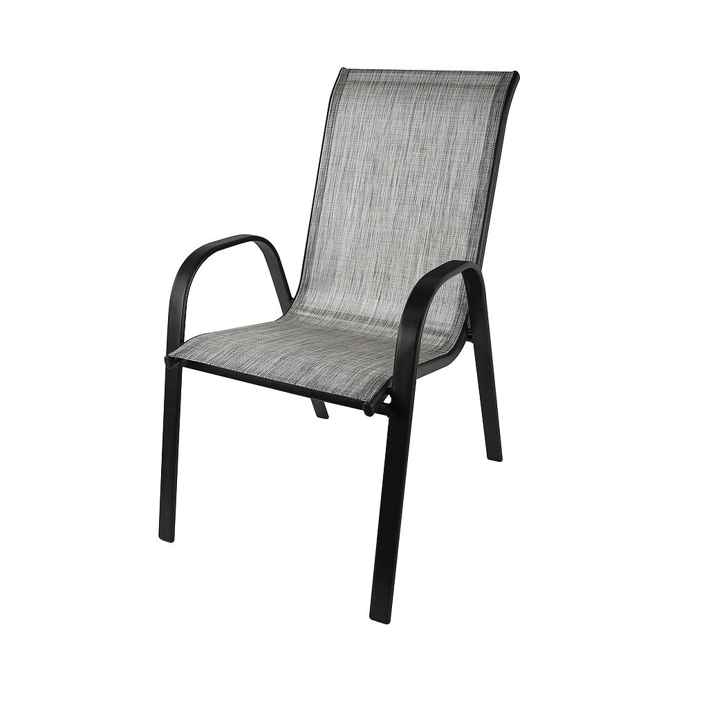SILLA BAVARO GRIS LF61099G (74 x 54 x 93cm)