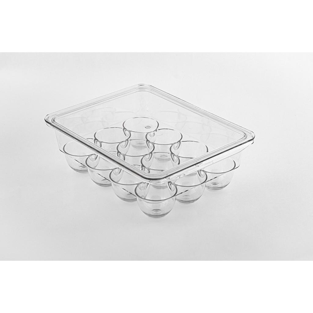 CONTENEDOR PORTA HUEVOS 2HM46-6 (22 x 17 x 8cm)