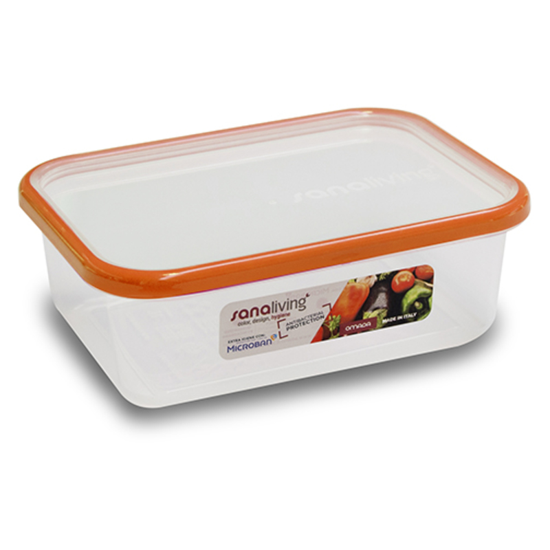 CONTENEDOR ALIMENTOS NARANJA S2121AR (19 x 14 x 6,5cm - 1lt)