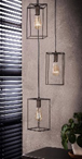 LAMPARA COLGANTE ESCALONADA PLATA 3L7239