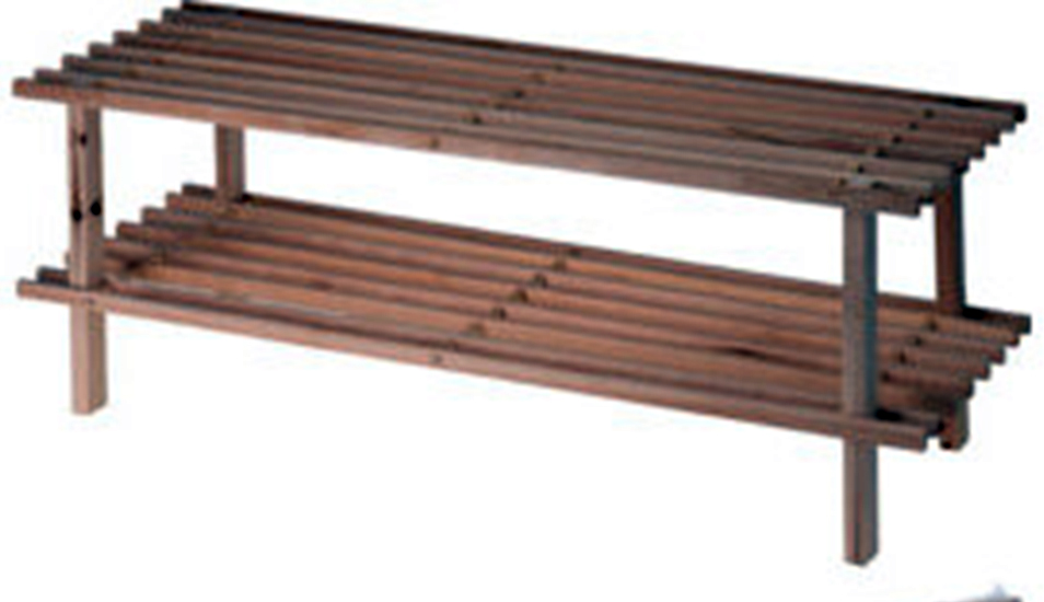 ZAPATERA HORIZONTAL MADERA 2 NIVELES 784060020 (77 x 26 x 30cm)