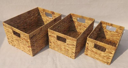 CESTA DE CUERDAS RECTANGULAR MEDIANA GHNB183MD (35 x 24 x 18cm)