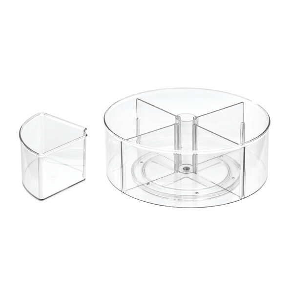 TORNO DE MESA DESMONTABLE 4 DIVISIONES TRANS INTER 03977C (29.2 x 29.2 x 11.4cm)