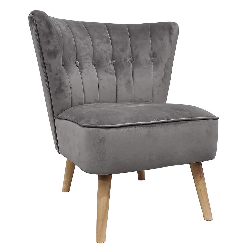 POLTRONA AMSTERDAM GRIS CLARO AC068/H1522-51 (83 x 73 x 71cm)