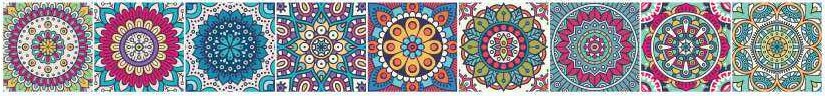 VINILOS ADHESIVOS CENEFA MANDALA V0017 (46 x 5.5cm)