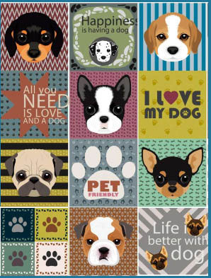 VINILOS ADHESIVOS OPACOS PETS V0030 (15 x 15cm)
