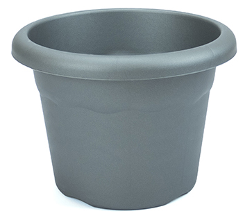 MACETA REDONDA TERRA GRIS OSCURO 7330_ANT (30cm)