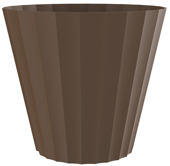 MACETA REDONDA DORIC BRONCE 89004_BRO (32 x 29 cm)