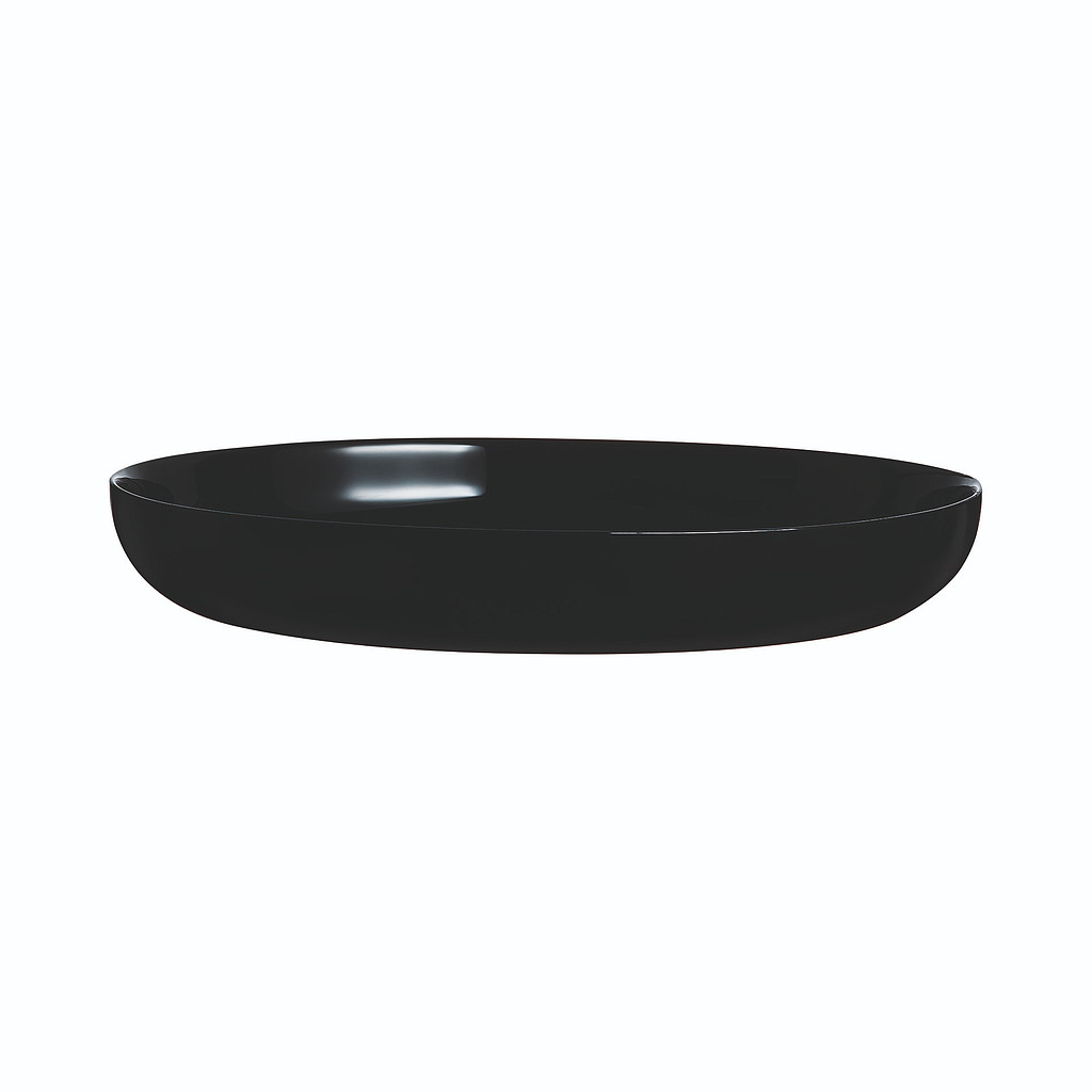 PLATO HONDO EVOLUTION NEGRO P9774 (25cm)