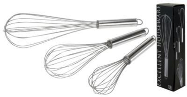 SET BATIDORES ACERO INOX 3PZS 170101000 (31 - 26 - 22cm)