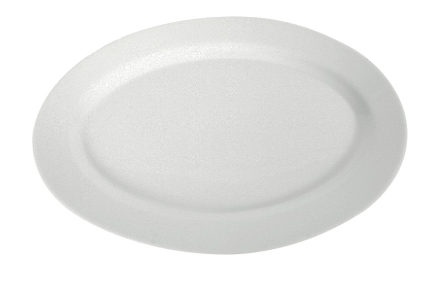 PLATO OVALADO OPAL BLANCO S06240 (36cm)
