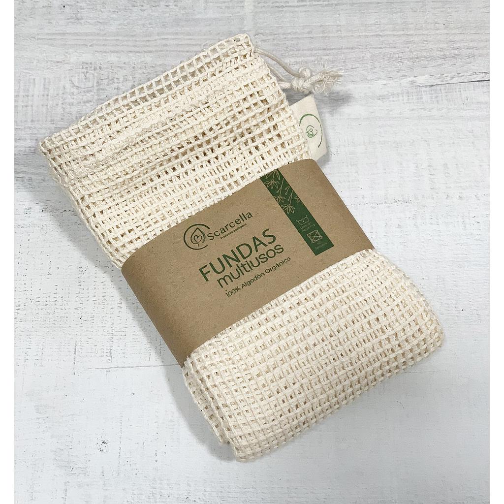 SET FUNDAS REUSABLES ALGODON MULTIUSOS 5PZS SC-FA-001 (35 x 30cm / 20 x 30cm / 35 x 30cm / 38 x 37cm /43 x 30cm)