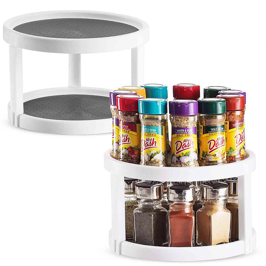 TORNO DE MESA GIRATORIO DOBLE NIVEL F20897 (25cm)