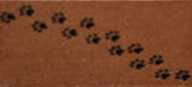 ALFOMBRA CAUCHO DISEÑO HUELLAS A45500200-3 (40 x 60cm)