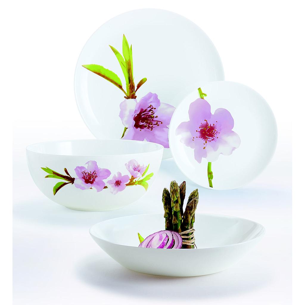 JUEGO VAJILLA WATER COLOR 19PZS E4905