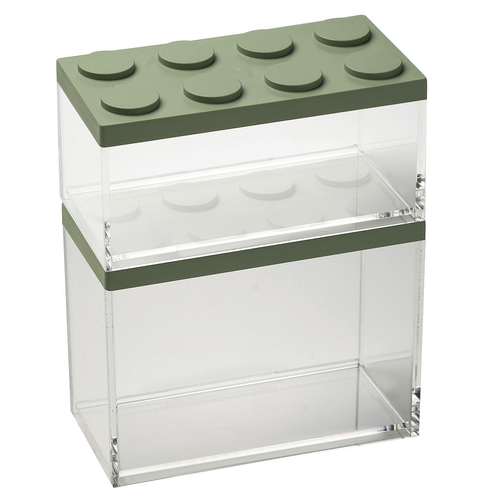SET CONTENEDORES BRICKSTORE VERDE M6520NA 2PZS (1.5 -2.0lt)