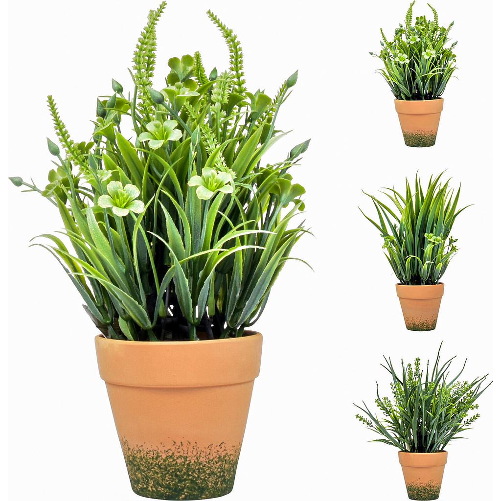 PLANTA ARTIFICIAL CON MACETA PL4000360 (28cm)