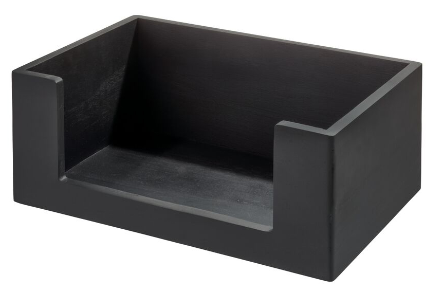 ORGANIZADOR MULTIUSO MADERA NEGRO INTER 05042C (25.4 x 38.1 x 15.24cm)