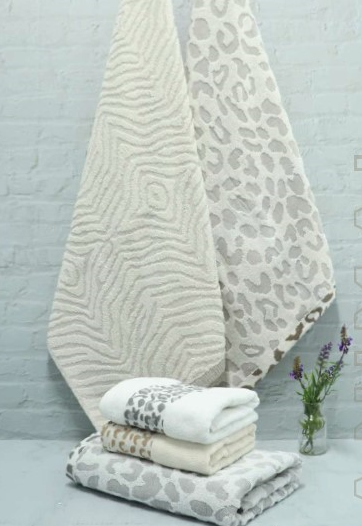 SET TOALLAS LEOPARDO CEBRA 3PZS 22469891 (140 x 70 / 40 x 70cm)