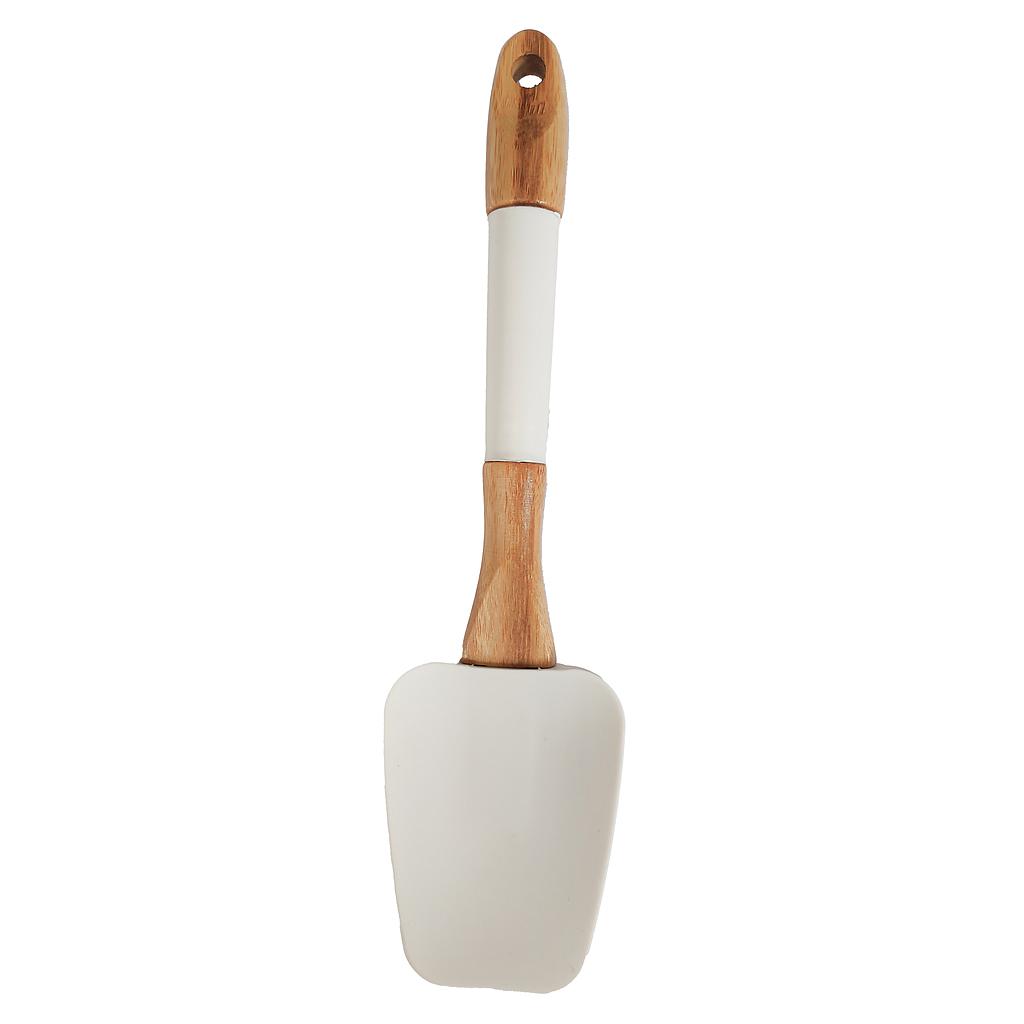 ESPATULA BAMBOO SILICON BLANCO 1HM5-5B
