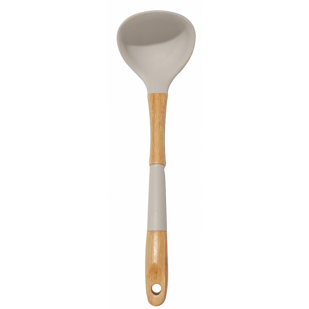 CUCHARON BAMBOO/SILICONA GRIS 1HM5-2G