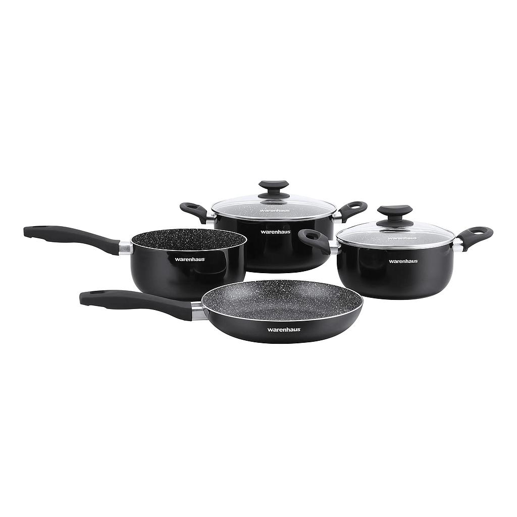 SET COCINA INDUCCION SATIN II 6PZS NEGRO M33800