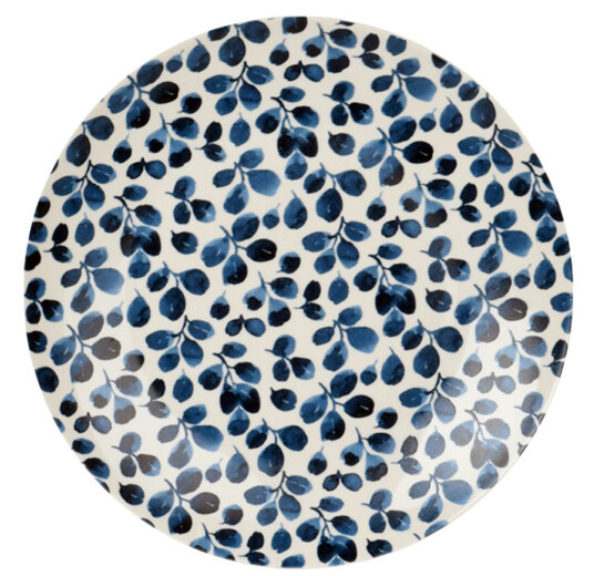 PLATO PORCELANA MATAS AZULES Q75102280B (21cm)