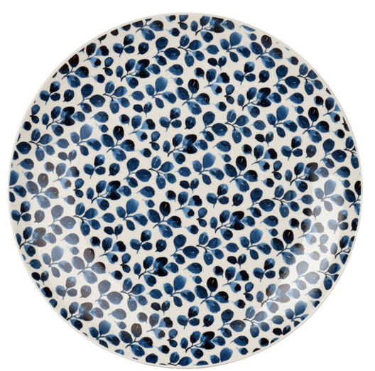 PLATO PORCELANA MATAS AZULES Q75102290B  (26.5cm)