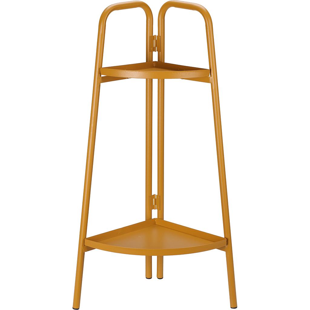 PORTA MACETAS 2 PISOS MOSTAZA X99001550