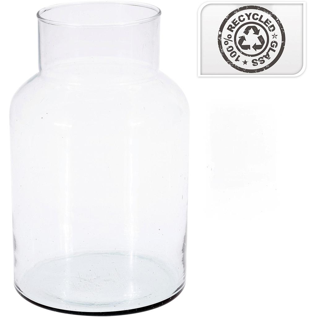 JARRON CRISTAL RECICLADO YE1000130 (14 x 26cm)