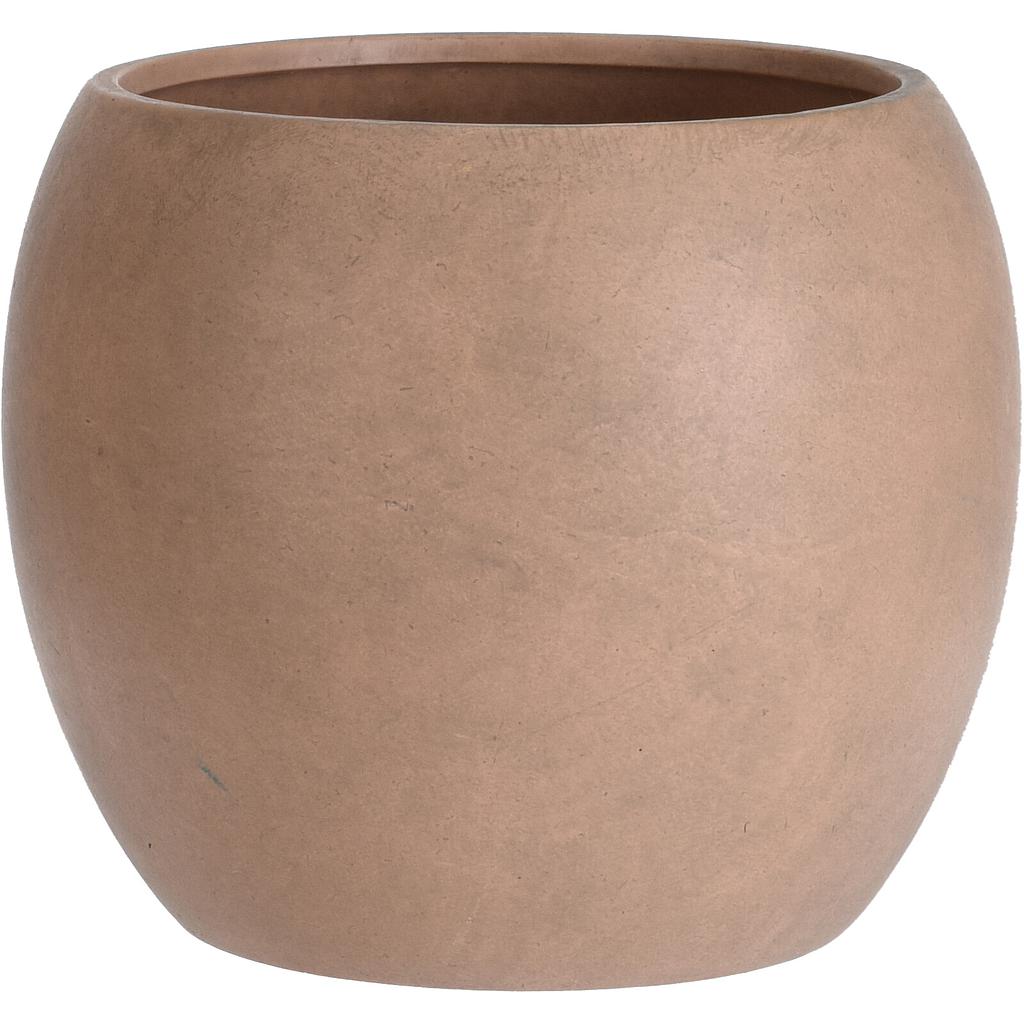 MACETERO CILINDRO TERRACOTA NATURAL 095004230 (19 x 19 x 16cm)