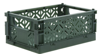CAJA ORGANIZADORA DESPLEGABLE VERDE 101001120VD (10 x 15 x 6cm)