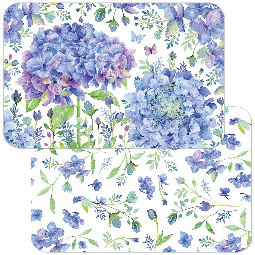 INDIVIDUAL PLASTICO HERMOSA HORTENSIA REVERSIBLE CN 174-00172