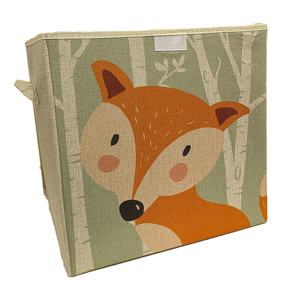 CAJA ORGANIZADORA PARA NINOS ZORRO BEBE 2HM8-9ZBB (35 x 35 x 35cm)