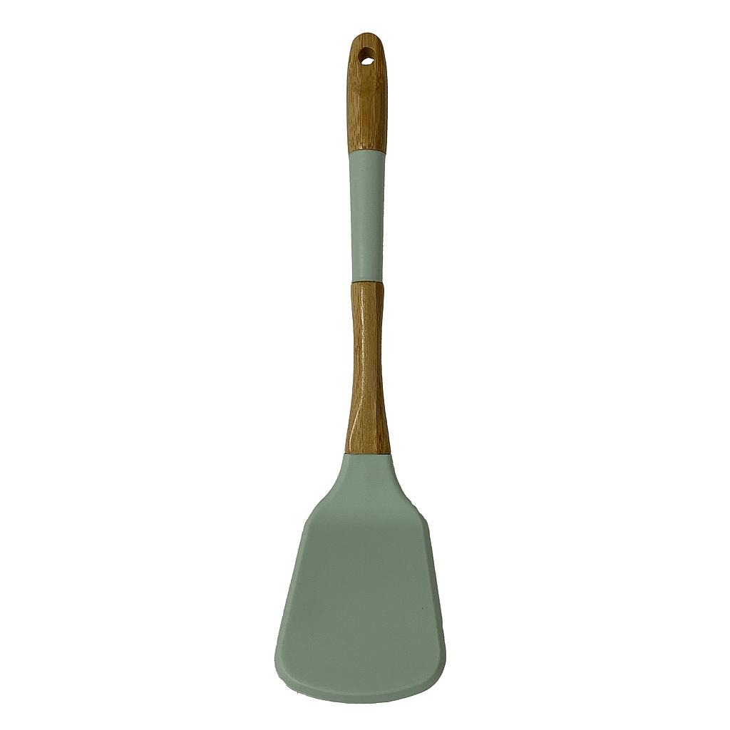 ESPATULA BAMBOO/SILICONA VERDE 1HM5-3V