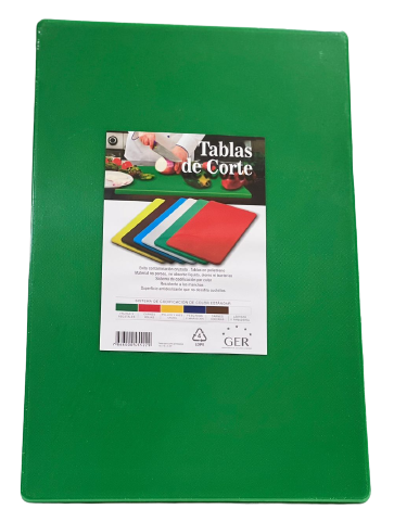TABLA CORTAR VERDE OBTP003 (30 x 45cm)