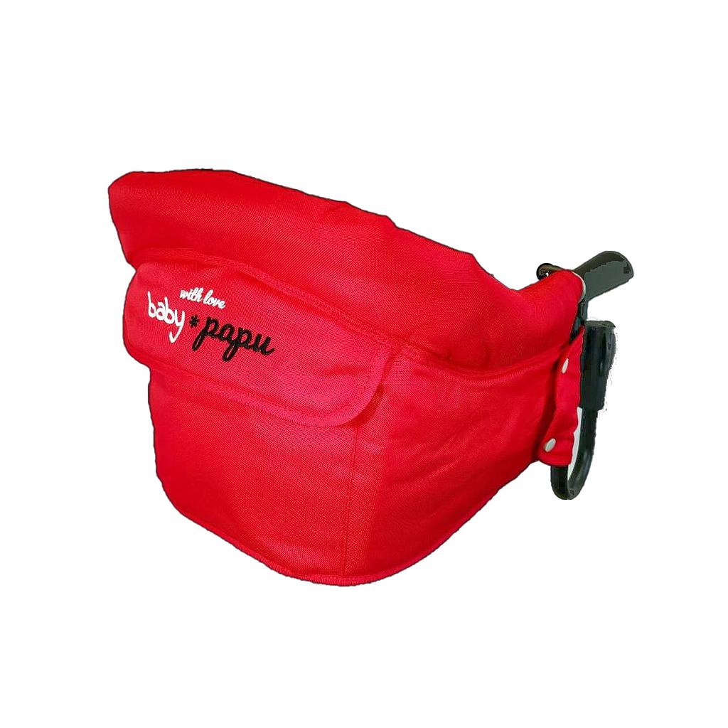 SILLA PAPU PARA NINOS ROJO SLLBP001RJ (SOPORTA HASTA 37lb)